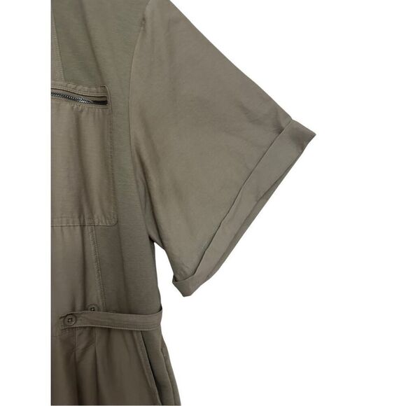 Daily Practice by Anthropologie Short-Sleeve Utility Jumpsuit  Size: L - Picture 4 of 9
